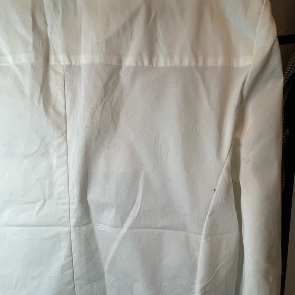 New York and Company Stretch button down white blouse XL - Picture 6 of 7